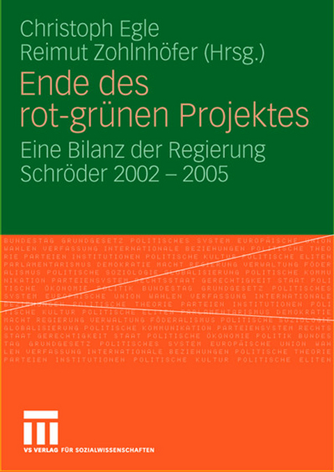 Ende des rot-gr&uuml;nen Projekts - 