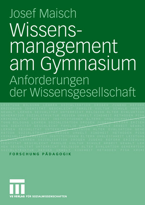 Wissensmanagement am Gymnasium - Josef Maisch