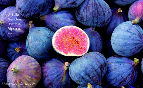 Vesperbrettchen / Fr&uuml;hst&uuml;cksbrettchen Feigen