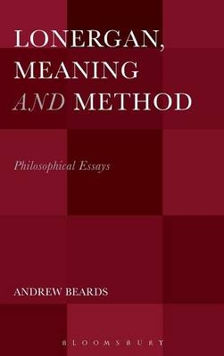 Lonergan, Meaning and Method