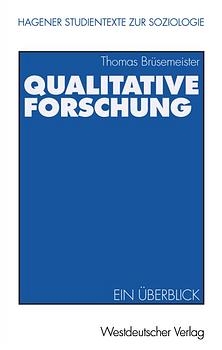 Qualitative Forschung - Thomas Br&uuml;semeister