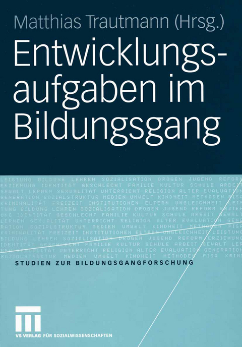 Entwicklungsaufgaben im Bildungsgang - 