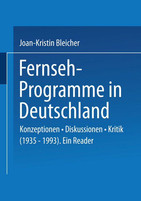 Fernseh-Programme in Deutschland - 