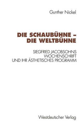 Die Schaubühne — Die Weltbühne