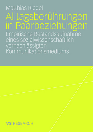 Alltagsberührungen in Paarbeziehungen