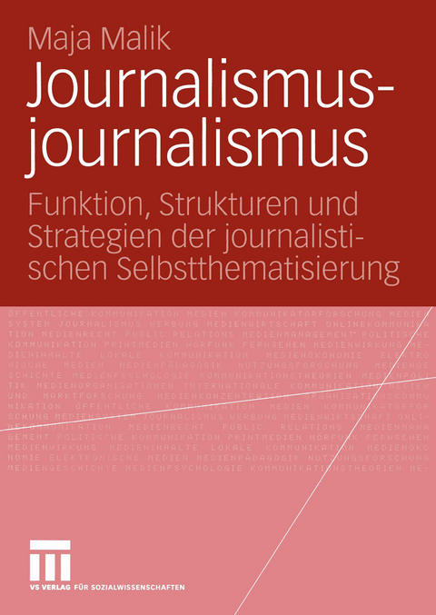 Journalismusjournalismus - Maja Malik