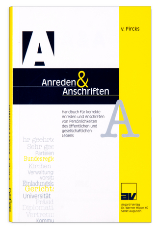 A & A Anschriften und Anreden