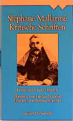 Gedichte /Kritische Schriften - St&eacute;phane Mallarm&eacute;