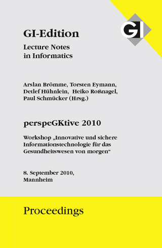 GI Edition Proceedings Band 174 perspeGKtive 2010