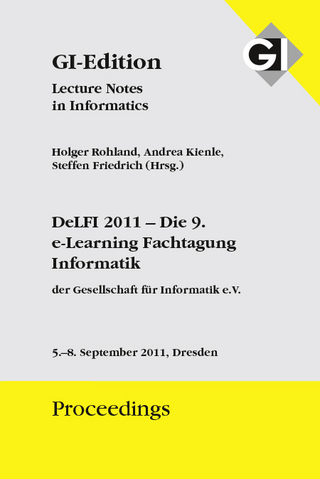 GI Edition Proceedings Band 188 DeLFI 2011 -Die 9. e-Learnin Fachtagung Informatik