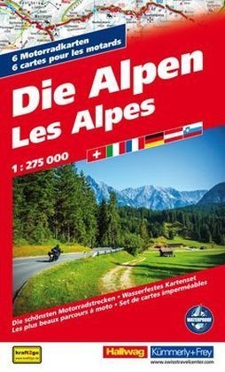 Die Alpen 1:275 000 Motorradkarten