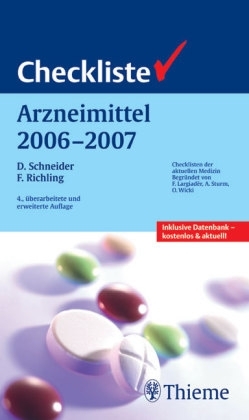 Checkliste Arzneimittel A-Z (incl. Online-Datenbank-Nutzung für 2 Jahre ab Registrierung)