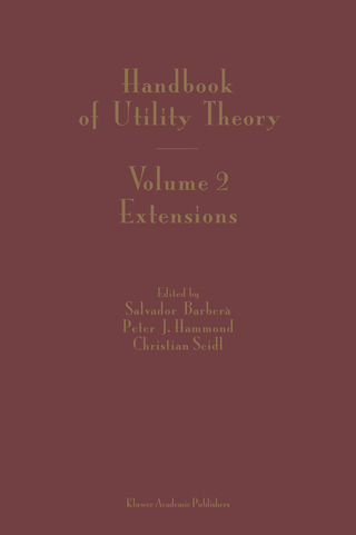 Handbook of Utility Theory