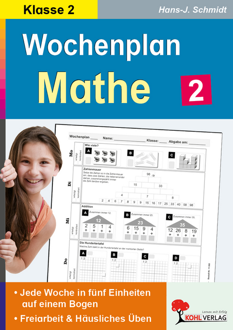Wochenplan Mathe / Klasse 2 - Hans-J. Schmidt
