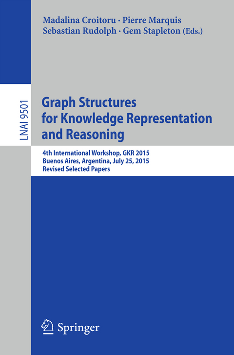 Graph Structures for Knowledge Representation and Reasoning - 