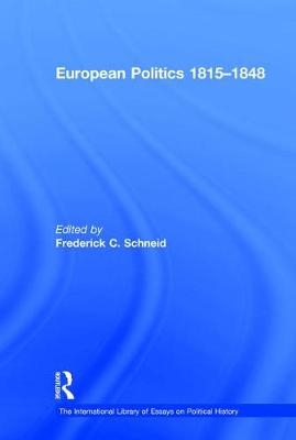 European Politics 1815,1848 - 