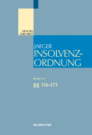 Insolvenzordnung / §§ 156-173