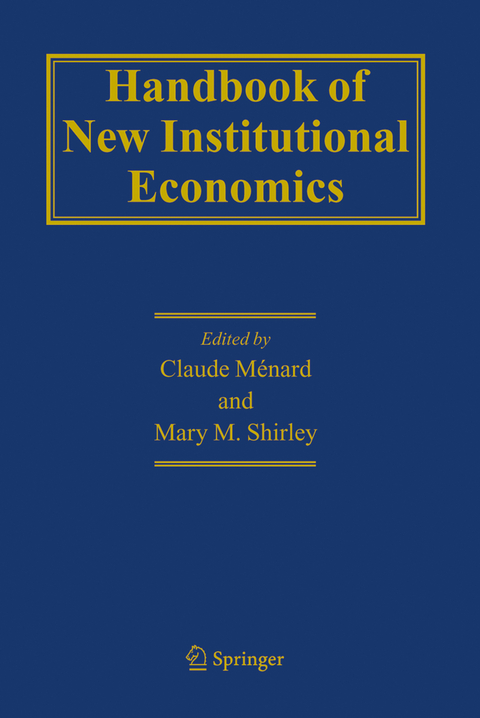 Handbook of New Institutional Economics - 