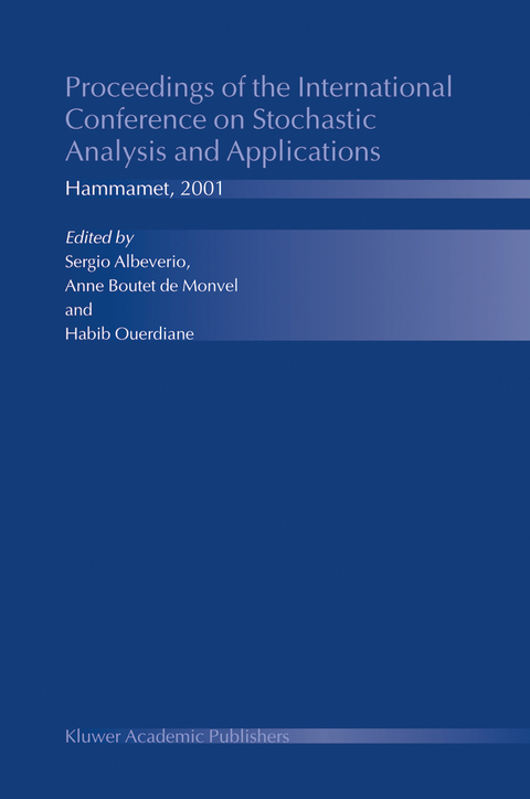 Proceedings of the International Conference on Stochastic Analysis and Applications - 