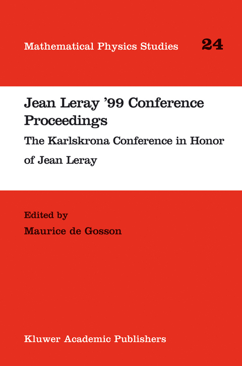 Jean Leray &rsquo;99 Conference Proceedings - 