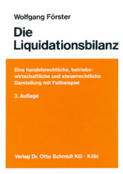 Die Liquidationsbilanz - Wolfgang F&ouml;rster