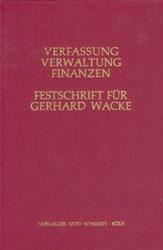 Verfassung - Verwaltung - Finanzen - 