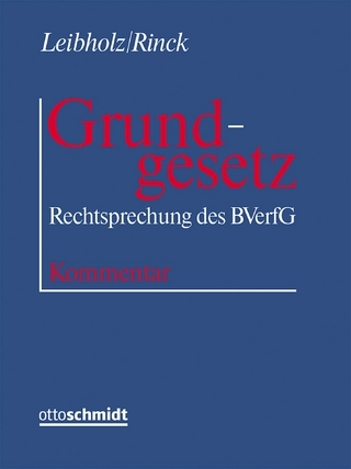 Grundgesetz für die Bundesrepublik Deutschland - Gerhard Leibholz; Hans Justus Rinck