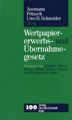 Wertpapiererwerbs- und &Uuml;bernahmegesetz - 