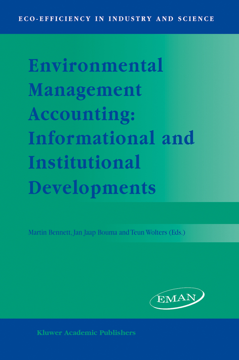 Environmental Management Accounting: Informational and Institutional Developments - 