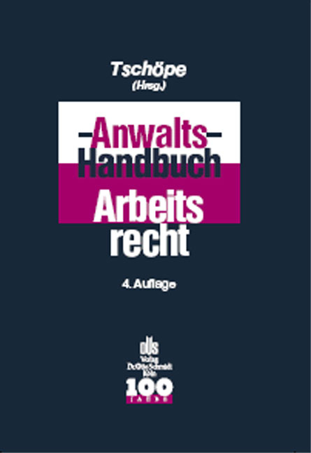 Anwalts-Handbuch Arbeitsrecht - 