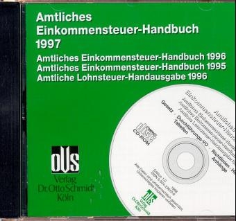 Amtliches Einkommensteuer-Handbuch 1997. Amtliches Einkommensteuer-Handbuch 1996. Amtliches Einkommensteuer-Handbuch 1995. Amtliche Lohnsteuer-Handausgabe 1996, CD-ROM