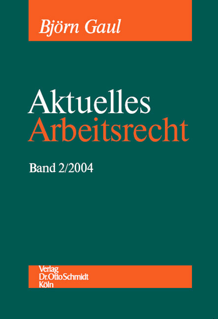 Aktuelles Arbeitsrecht - 