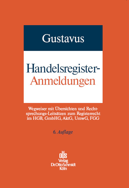 Handelsregister-Anmeldungen - Eckhart Gustavus