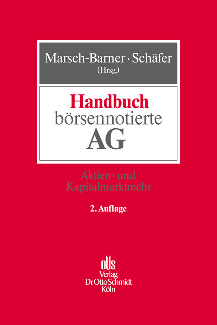 Handbuch b&ouml;rsennotierte AG - 