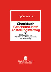 Checkbuch Geschäftsführer-Anstellungsvertrag