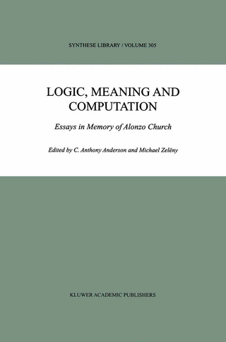 Logic, Meaning and Computation