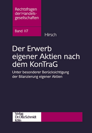 Der Erwerb eigener Aktien nach dem KonTraG