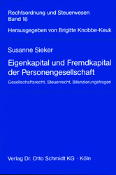 Eigenkapital und Fremdkapital der Personengesellschaft - Susanne Sieker