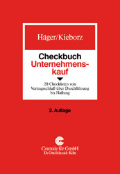 Checkbuch Unternehmenskauf - Michael H&auml;ger, Torsten Reschke