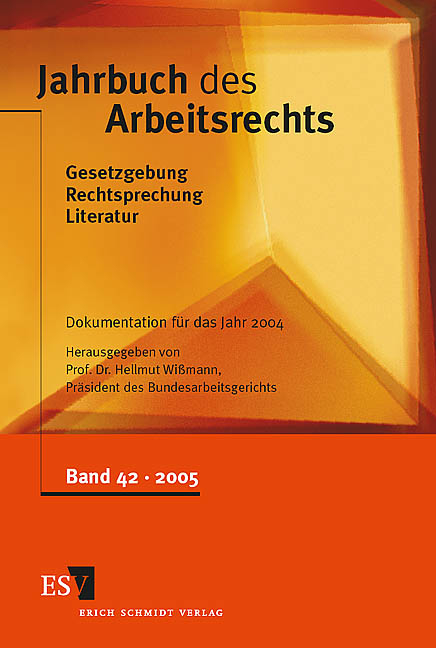 Jahrbuch des Arbeitsrechts - 