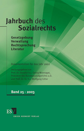 Jahrbuch des Sozialrechts (der Gegenwart). Gesetzgebung - Verwaltung... / Jahrbuch des Sozialrechts, Band 25