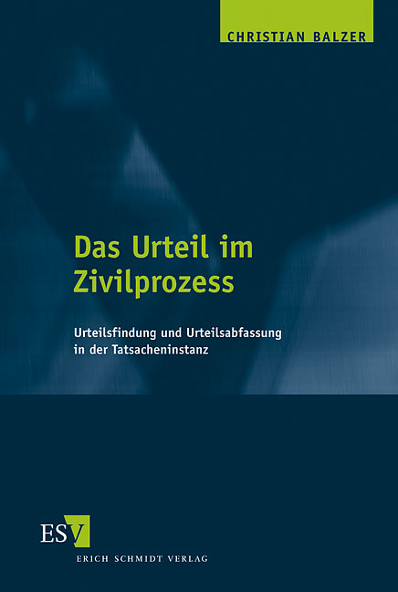 Das Urteil im Zivilprozess - Christian Balzer