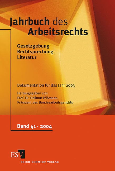 Jahrbuch des Arbeitsrechts - 