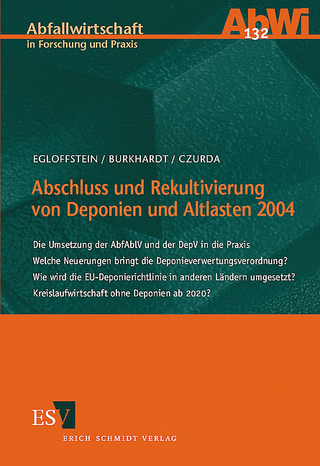 Abschluss und Rekultivierung von Deponien und Altlasten 2004