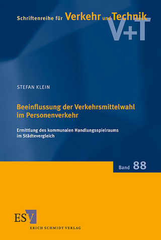 Beeinflussung der Verkehrsmittelwahl im Personennahverkehr
