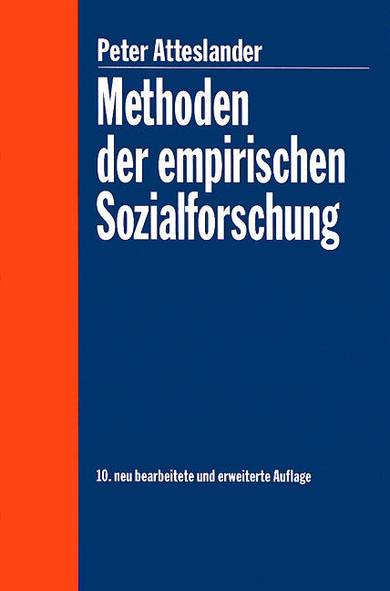 Methoden der empirischen Sozialforschung - Peter Atteslander