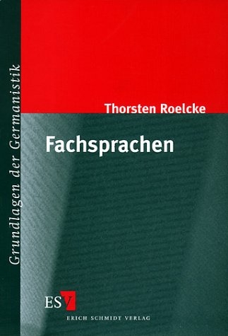 Fachsprachen - Thorsten Roelcke