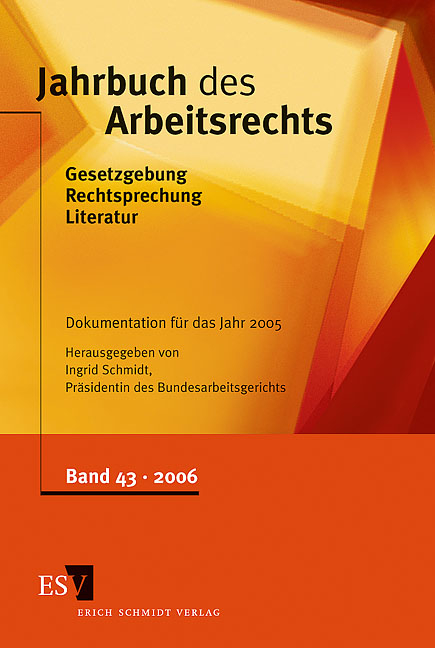 Jahrbuch des Arbeitsrechts - 