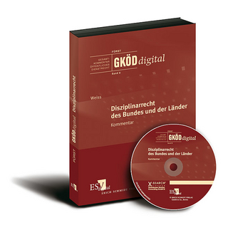 GKÖDdigital. Gesamtkommentar Öffentliches Dienstrecht / Disziplinarrecht des Bundes und der Länder (GKÖDdigital, Band II) - bei Doppelbezug Print und CD-ROM