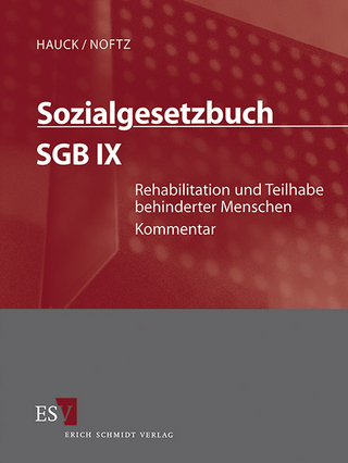 Sozialgesetzbuch (SGB) – Gesamtkommentar / Sozialgesetzbuch (SGB) IX: Rehabilitation und Teilhabe behinderter Menschen - Abonnement Pflichtfortsetzung für mindestens 12 Monate
